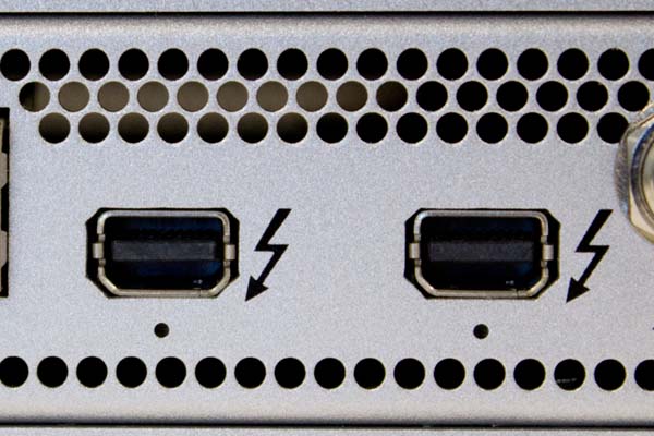 Thunderbolt 1 en 2 poort