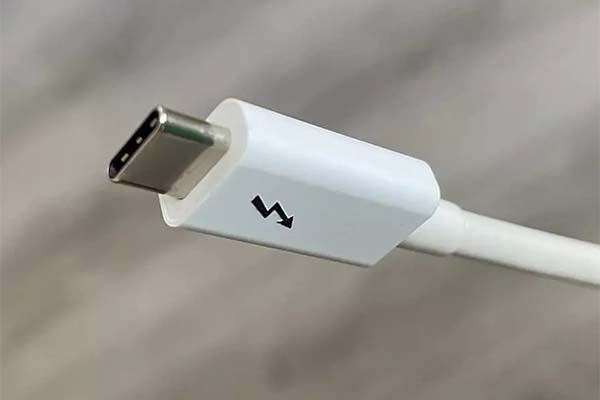 Thunderbolt-kabel versie 3 en hoger